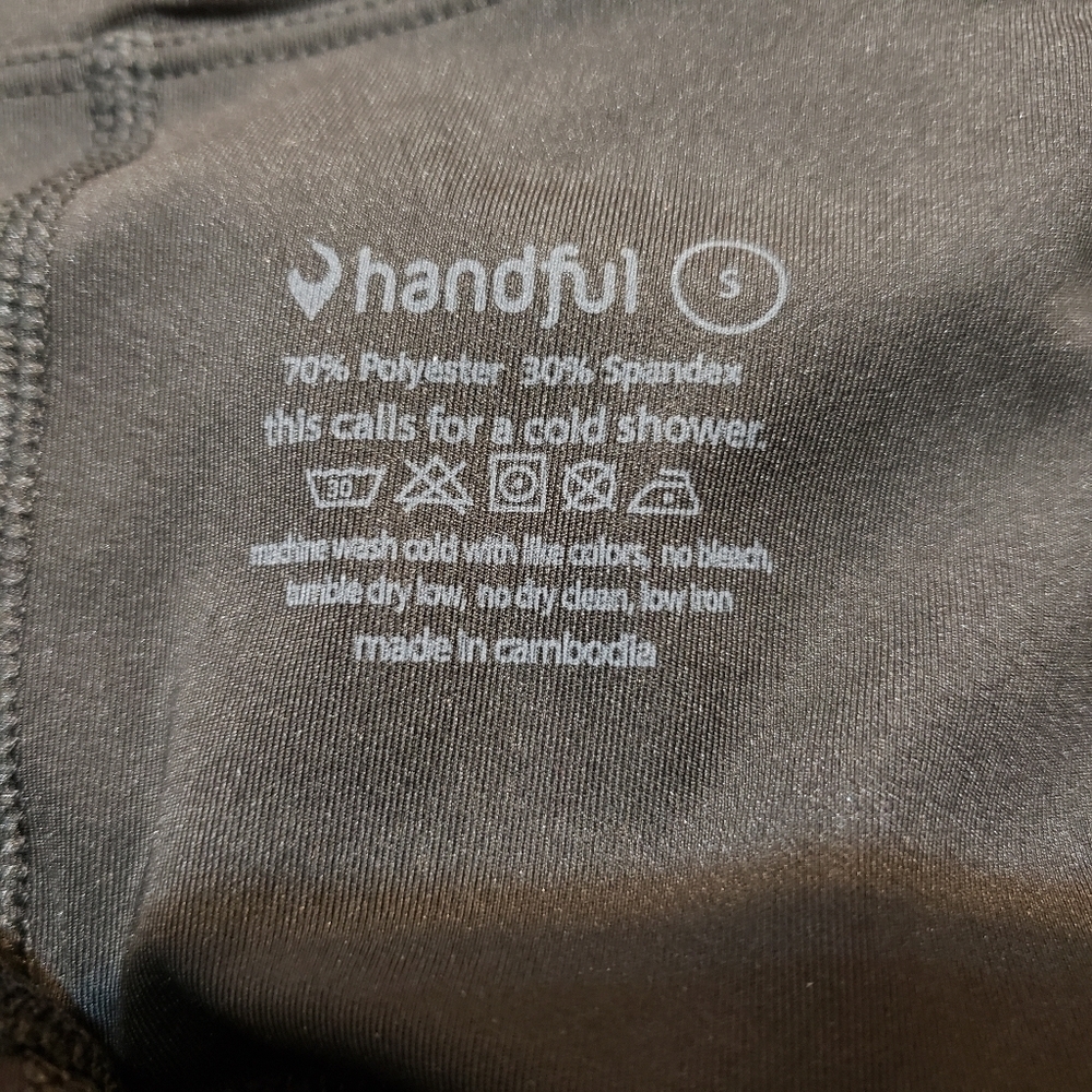 Handful Size Small Black Athletic Leggings - Picture 6 of 7